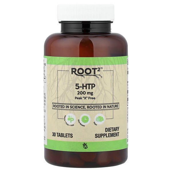 Vitacost, Root2™, 5-HTP, 200 mg, 30 Tablets — product photo 1