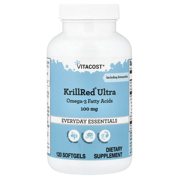 Vitacost, KrillRed® Ultra, 120 Softgels — product photo 1