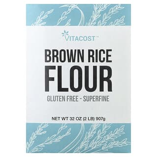 Vitacost, Gluten Free Brown Rice Flour, Superfine, 32 oz (907 g)