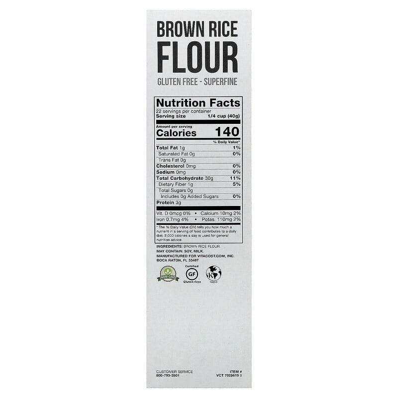 glutathione rice flour Pereg Natural Foods Naturally Gluten Rice Flour | Goya Foods