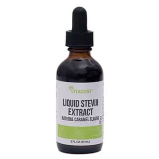 Vitacost, Liquid Stevia Extract, Natural Caramel, 2 fl oz (59 ml)