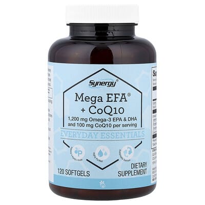 Vitacost, Mega EFA® + CoQ10, 120 Softgels