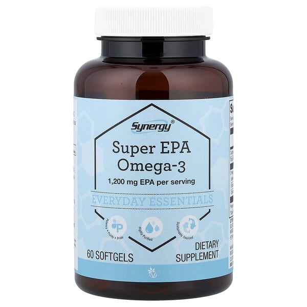 Vitacost, Synergy®, Super EPA Omega-3, 60 Softgels — product photo 1