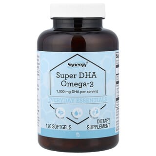 Vitacost, Synergy®, Super DHA Omega-3, 120 Softgels