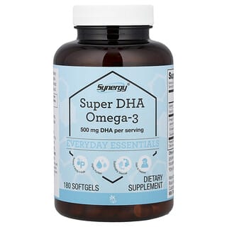 Vitacost, Synergy®, Super DHA Omega-3, 180 Softgels