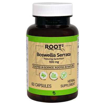 Vitacost, Root2, Boswellia Serrata Featuring AprésFlex®, 100 mg, 60 Capsules