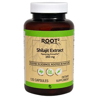 Vitacost, Root2, Shilajit Extract Featuring PrimaVie®, 250 mg, 120 Capsules