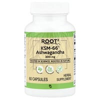 Vitacost, ROOT², Ginseng indiano KSM-66®, 300 mg, 60 capsule