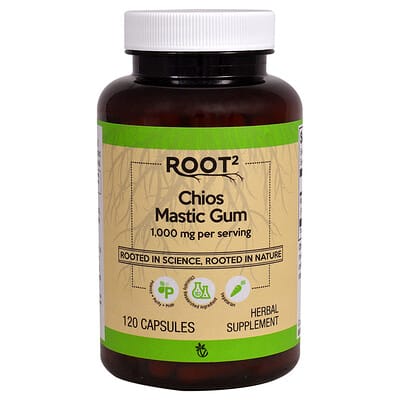 Vitacost, Root2, Chios Mastic Gum, 120 Capsules (500 mg per Capsule)