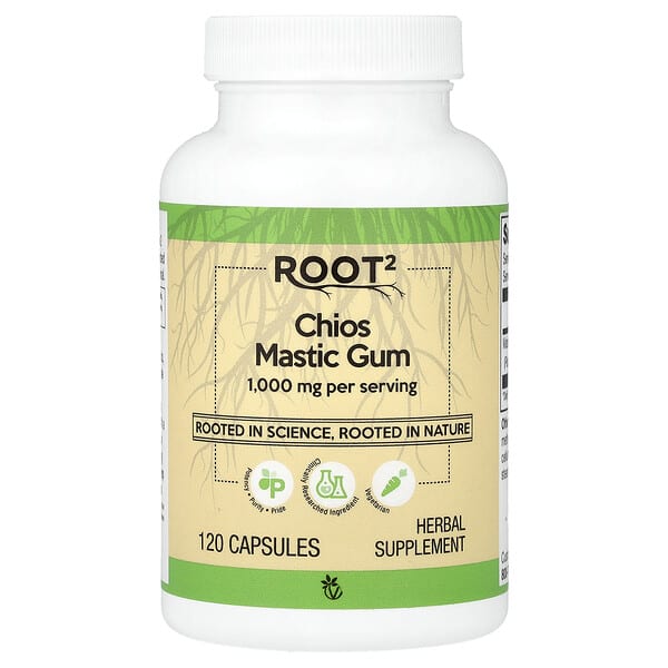 Vitacost, Root2, Chios Mastic Gum, 120 Capsules (500 mg per Capsule) — product photo 1