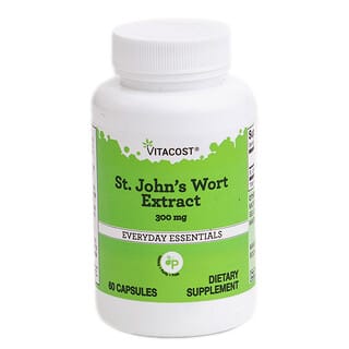 Vitacost‏, مستخلص نبتة العرن المثقوب ، 300 ملجم ، 60 كبسولة