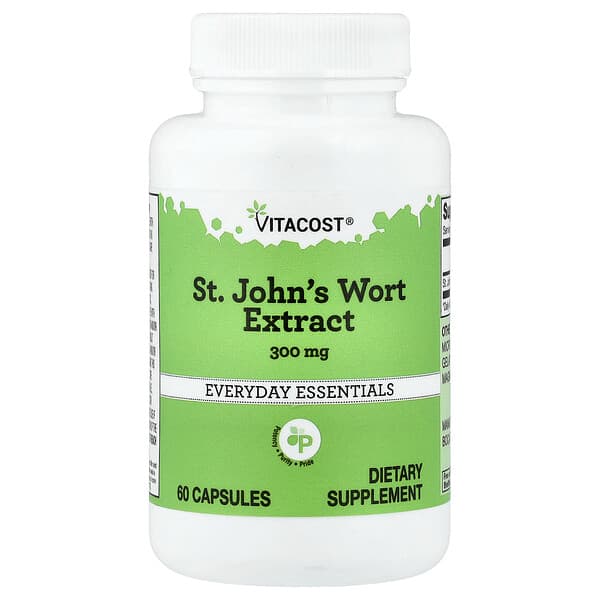Vitacost, 세인트존스워트 추출물, 300mg, 캡슐 60정