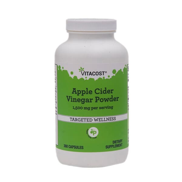Vitacost, Apple Cider Vinegar Powder, 360 Capsules (500 mg per Capsule) — product photo 1