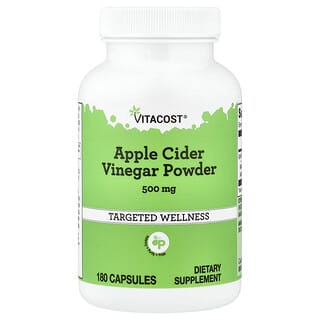 Vitacost‏, Apple Cider Vinegar Powder, 500 mg, 180 Capsules