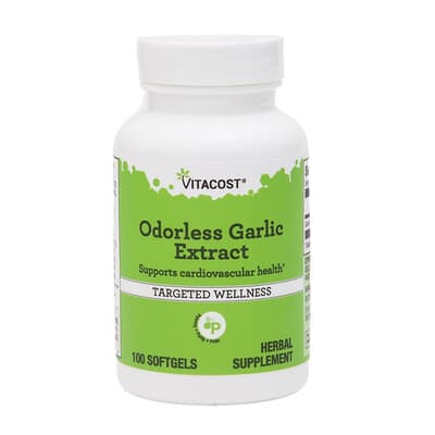 Vitacost, Odorless Garlic Extract, 100 Softgels (5 mg per Softgel)