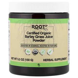 Vitacost, Root², Certified Organic Barley Grass Juice Powder , 5.3 oz (150 g)