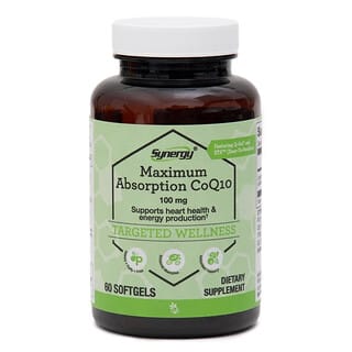 Vitacost‏, أقصى قدر من الامتصاص CoQ10 ، 100 ملجم ، 60 كبسولة هلامية