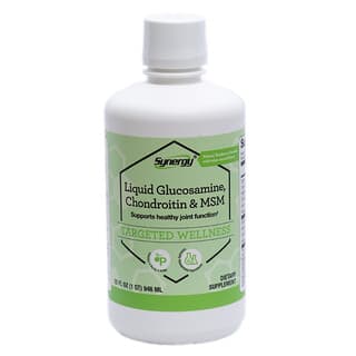 Vitacost, Synergy®, Liquid Glucosamine Chondroitin & MSM, Natural Blueberry, 32 fl oz (946 ml)
