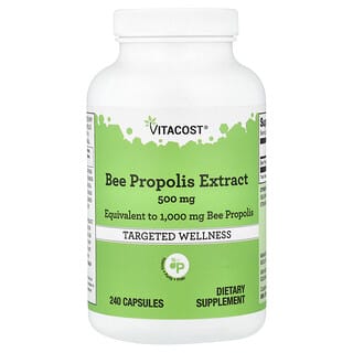 Vitacost, Bee Propolis Extract, 500 mg, 240 Capsules