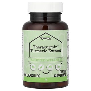 Vitacost, Synergy®, Theracurmin® 강황 추출물, 캡슐 60정