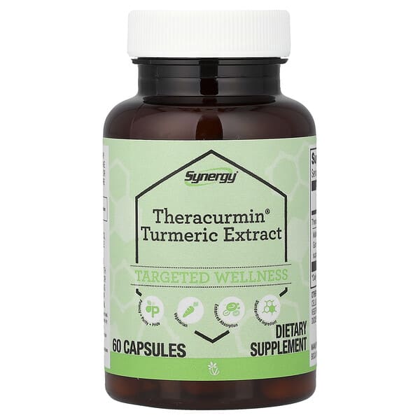 Vitacost, Synergy®, Theracurmin® Turmeric Extract, 60 Capsules — product photo 1