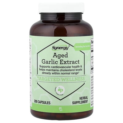 Vitacost, Synergy®, Aged Garlic Extract Including Soy Lecithin, 200 Capsules