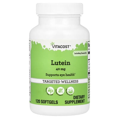 Vitacost, Lutein, 120 Softgels