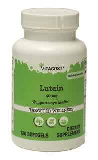 Vitacost, Lutein, 120 Capsules