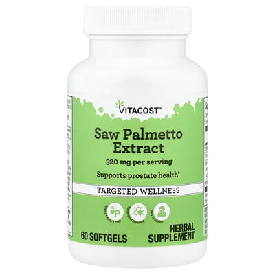 Vitacost, Saw Palmetto Extract, 60 Capsules