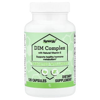 Vitacost, Synergy®, Complejo de DIM con vitamina E natural, 120 cápsulas
