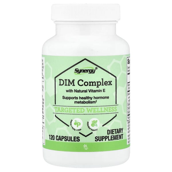 Vitacost, Synergy®, DIM Complex With Natural Vitamin E, 120 Capsules — product photo 1