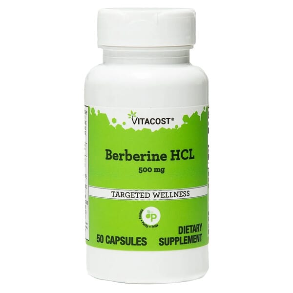 Vitacost, Berberine HCl, 500 mg, 50 Capsules — product photo 1