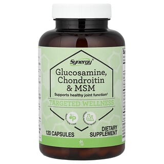 Vitacost, Synergy®, Glucosamine, Chondroitin & MSM, 120 Capsules