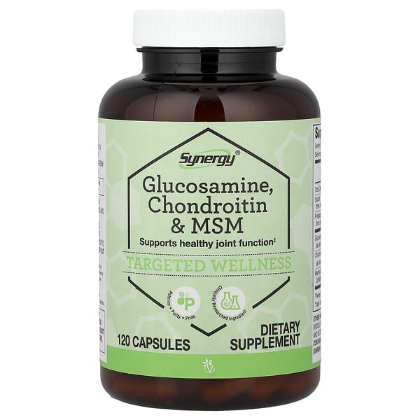 Vitacost, Synergy®, Glucosamine, Chondroitin & MSM, 120 Capsules — product photo 1