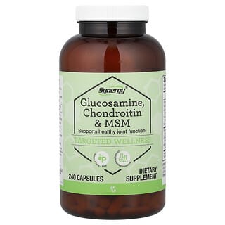 Vitacost, Synergy®, Glucosamine, Chondroitin & MSM, 240 Capsules