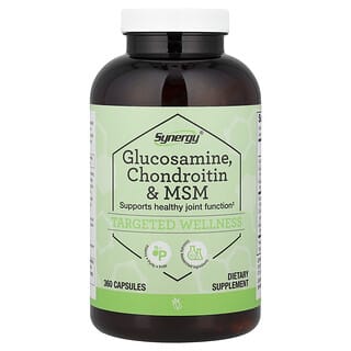 Vitacost, Synergy®, Glucosamine, Chondroitin & MSM, 360 Capsules