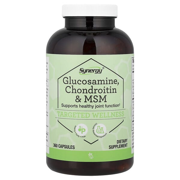 Vitacost, Synergy®, Glucosamine, Chondroitin & MSM, 360 Capsules — product photo 1