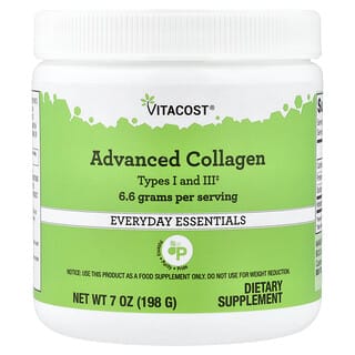 Vitacost, Advanced Collagen Types I and III, 7 oz (198 g)