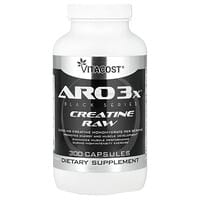 Vitacost, ARO3x® Black Series, Ακατέργαστη Κρεατίνη, 300 Κάψουλες (750 mg ανά Κάψουλα)