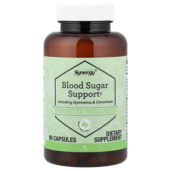 Vitacost, Synergy®, Blood Sugar Support Including Gymnema & Chromium, 90 Capsules — product photo 1
