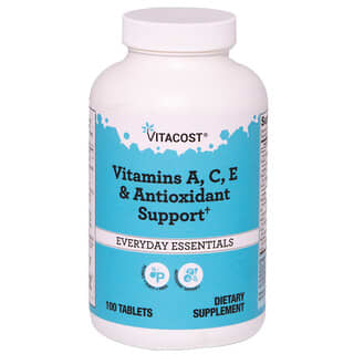 Vitacost, Vitamins A, C, E & Antioxidants Support, 100 Tablets