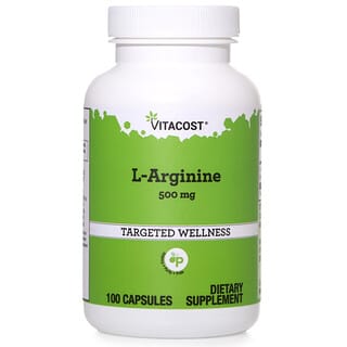 Vitacost, L-Arginine, 500 mg, 100 Capsules
