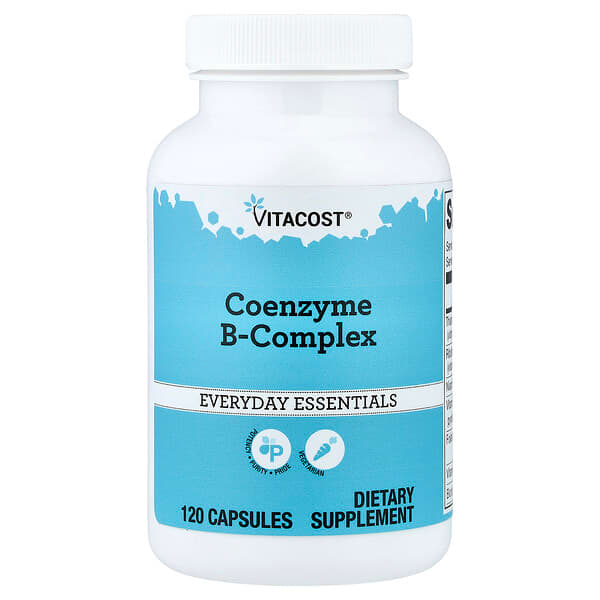 Vitacost, Everyday Essentials, Coenzyme B Complex, 120 Capsules
