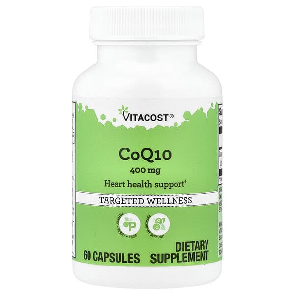 Vitacost, CoQ10, 400 mg, 60 Capsules — product photo 1