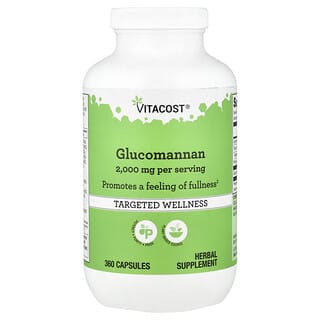 Vitacost, Glucomannan, 360 Capsules (666 mg per Capsule)