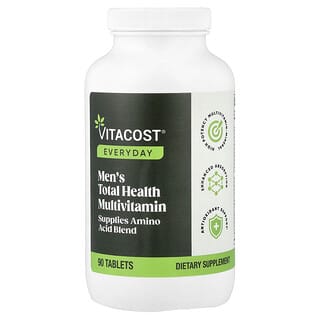 Vitacost, Everyday, Men's Total Health Multivitamin, 90 Tablets
