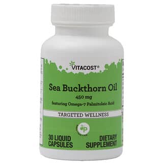 Vitacost, Sea Buckthorn Oil, 450 mg, 30 Liquid Capsules