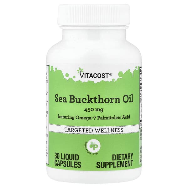 Vitacost, Sea Buckthorn Oil, 450 mg, 30 Liquid Capsules — product photo 1