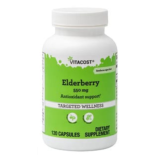 Vitacost, Elderberry, 550 mg, 120 Capsules