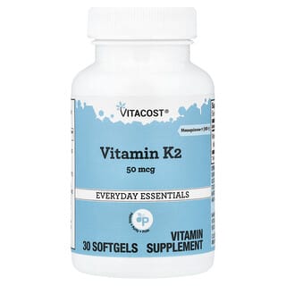 Vitacost, Vitamin K2, 50 mcg, 30 Softgels
